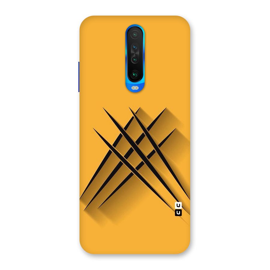 Black Paws Back Case for Poco X2