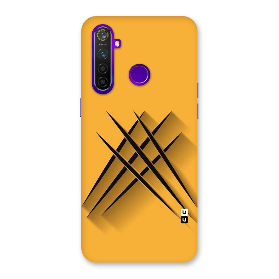 Black Paws Back Case for Realme 5 Pro