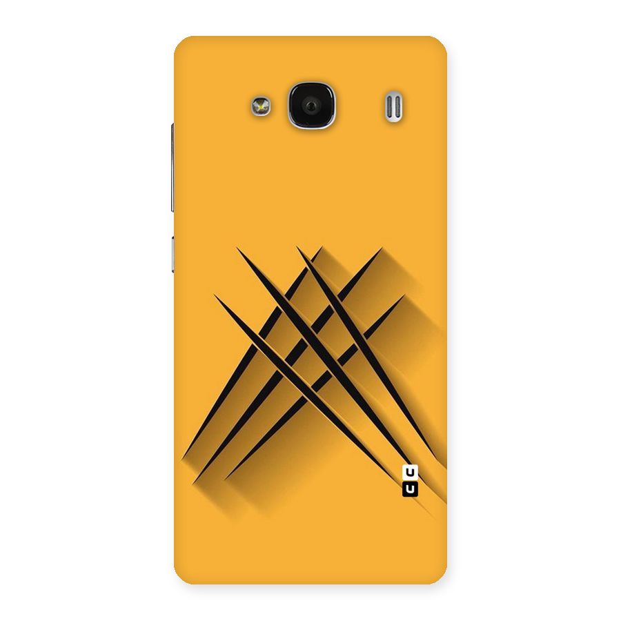 Black Paws Back Case for Redmi 2s