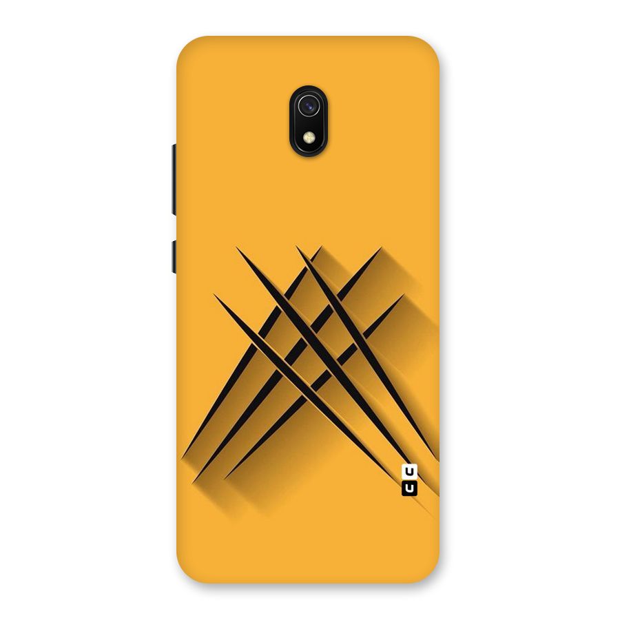 Black Paws Back Case for Redmi 8A