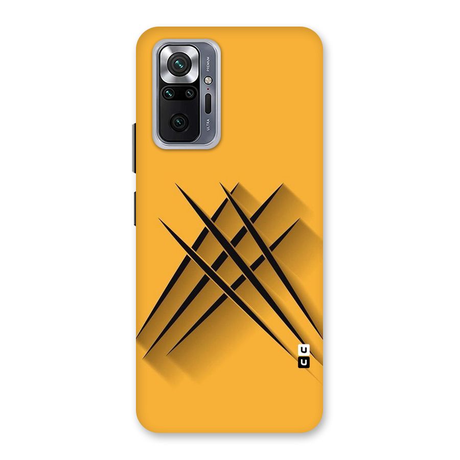 Black Paws Back Case for Redmi Note 10 Pro