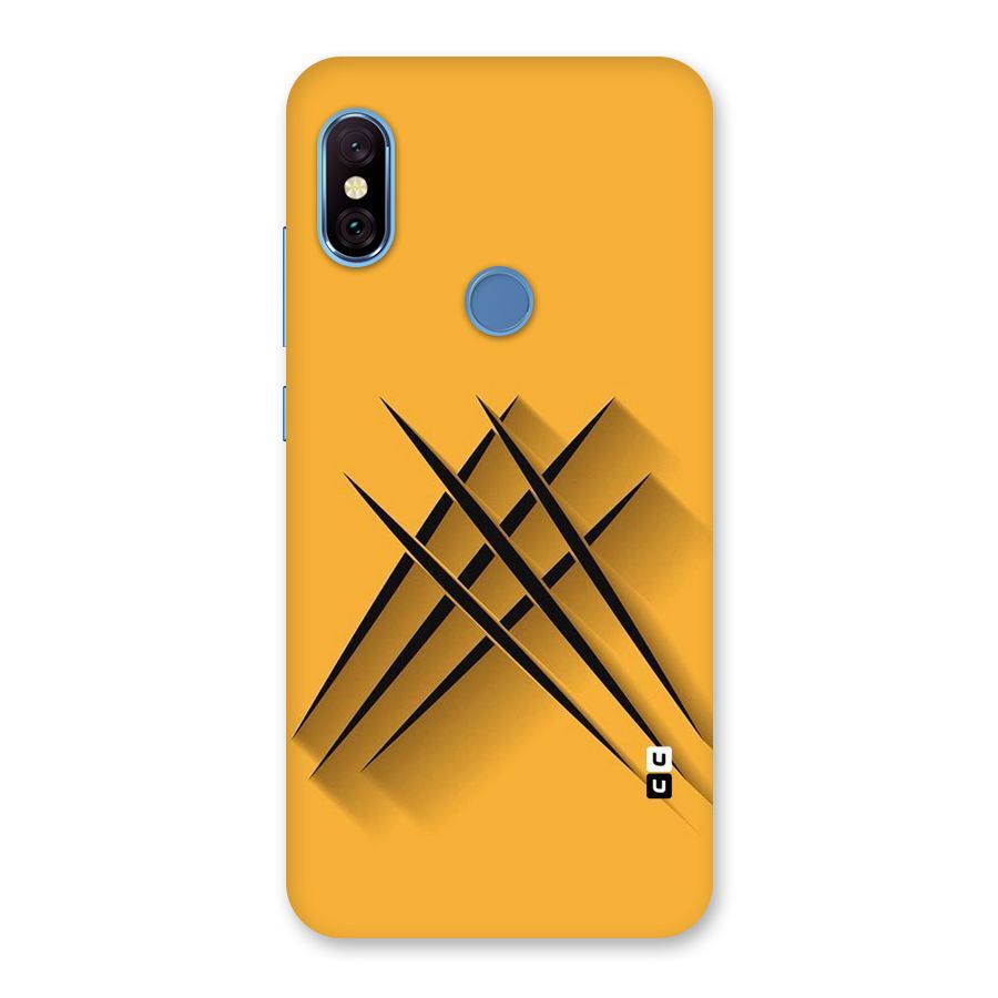 Black Paws Back Case for Redmi Note 6 Pro