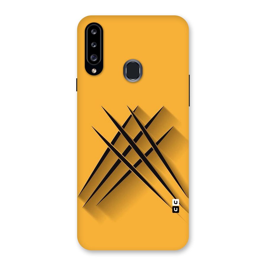 Black Paws Back Case for Samsung Galaxy A20s