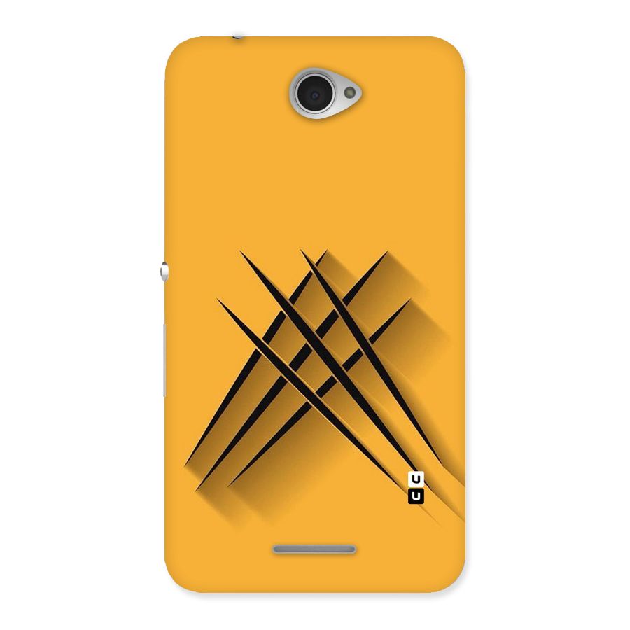 Black Paws Back Case for Sony Xperia E4