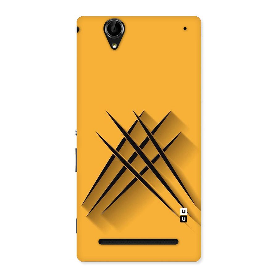 Black Paws Back Case for Sony Xperia T2