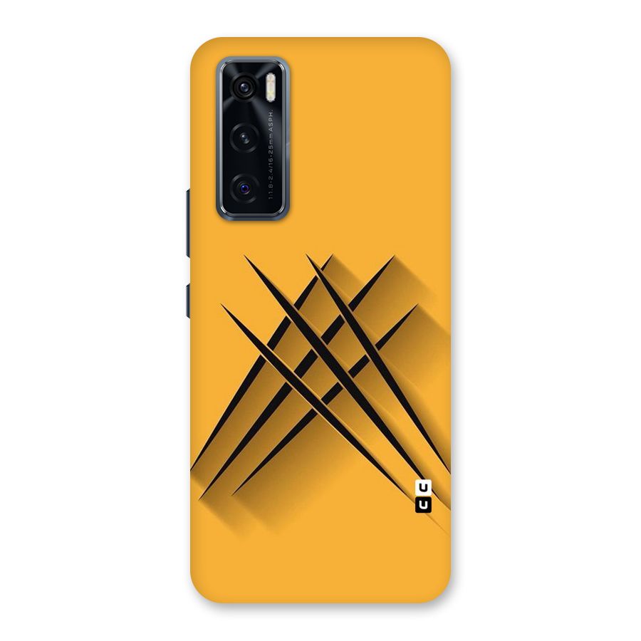 Black Paws Back Case for Vivo V20 SE