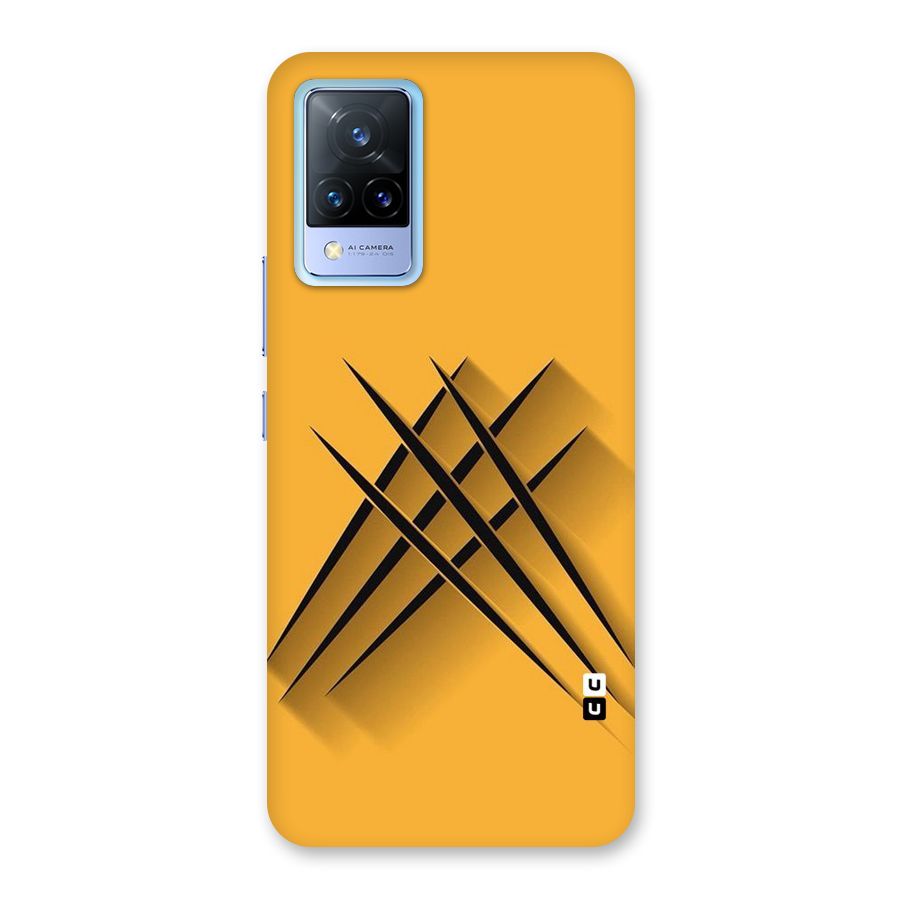 Black Paws Back Case for Vivo V21 5G