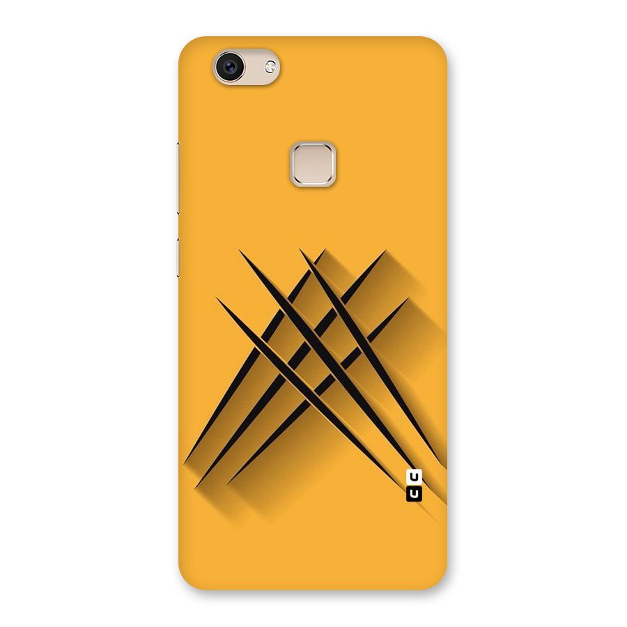 Black Paws Back Case for Vivo V7