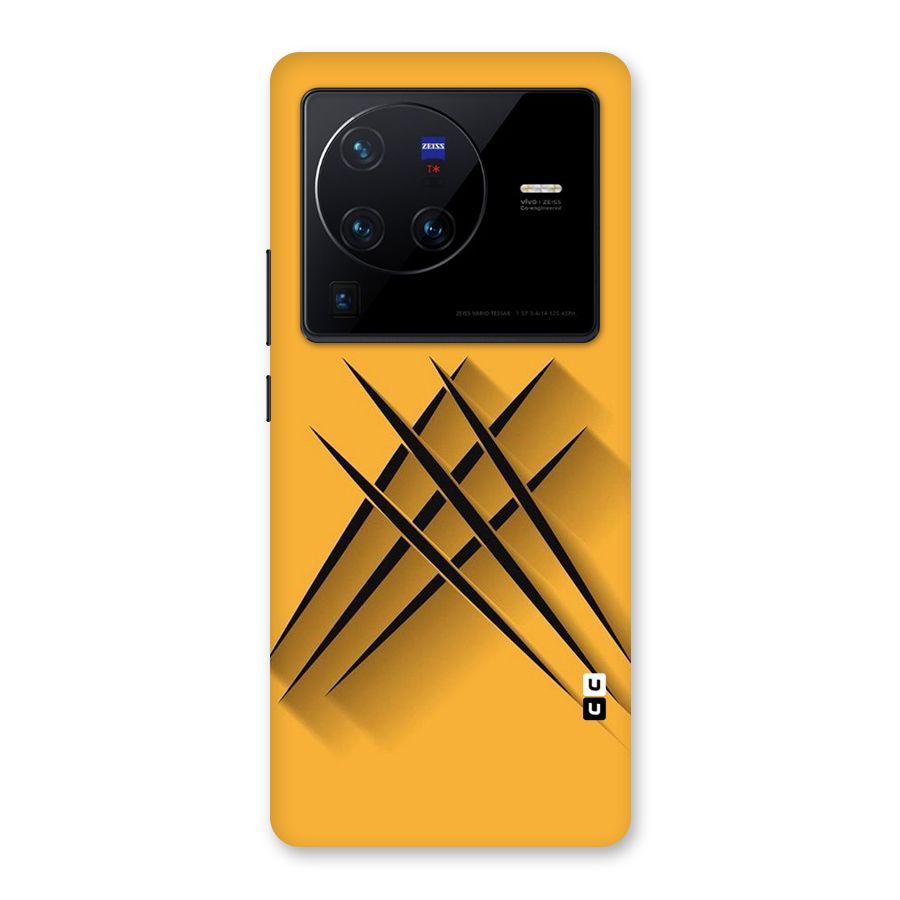 Black Paws Back Case for Vivo X80 Pro