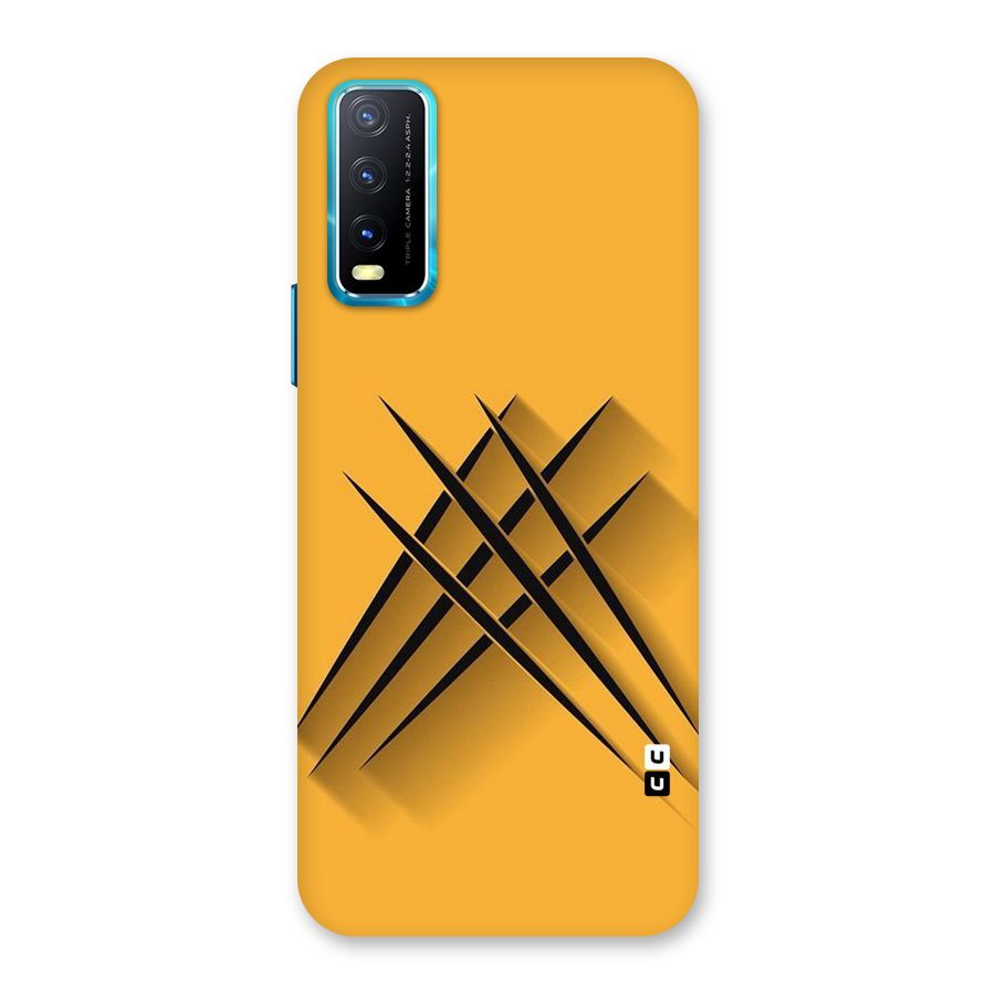 Black Paws Back Case for Vivo Y20A