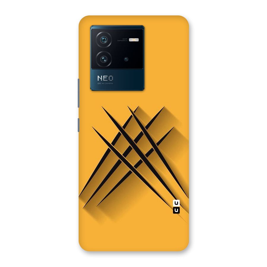 Black Paws Back Case for Vivo iQOO Neo 6 5G