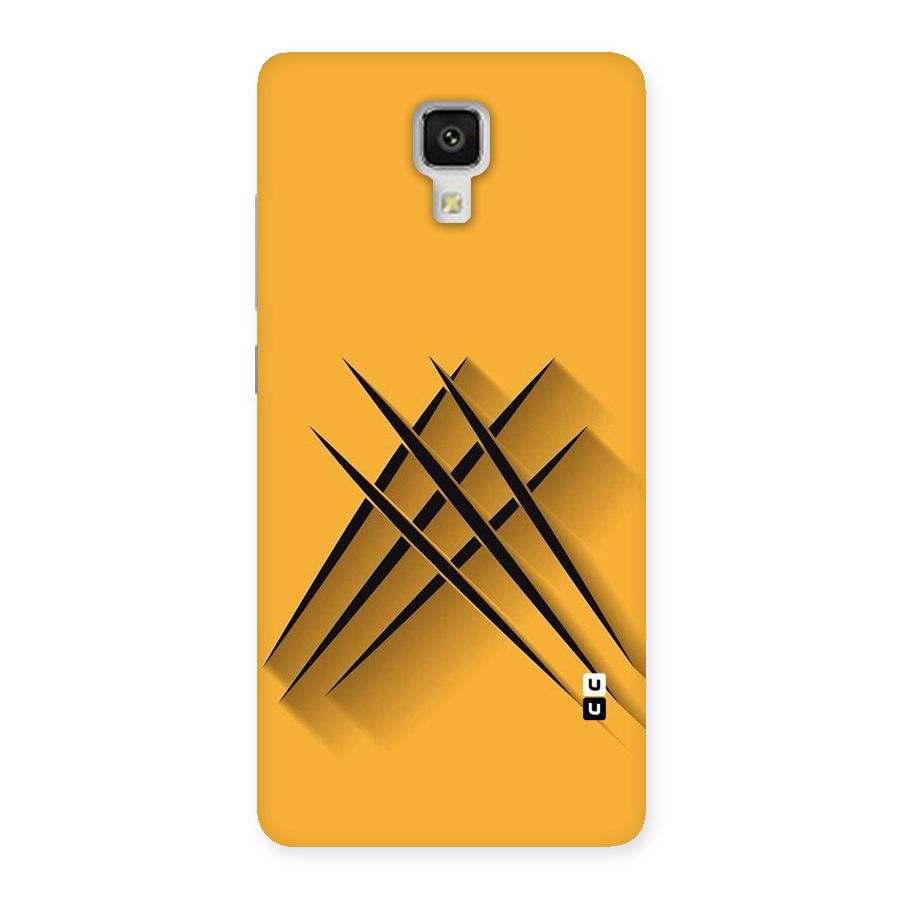 Black Paws Back Case for Xiaomi Mi 4