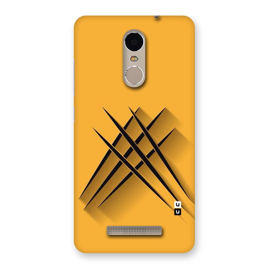 Black Paws Back Case for Xiaomi Redmi Note 3