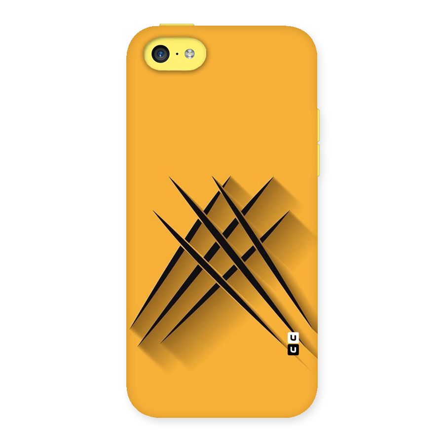 Black Paws Back Case for iPhone 5C