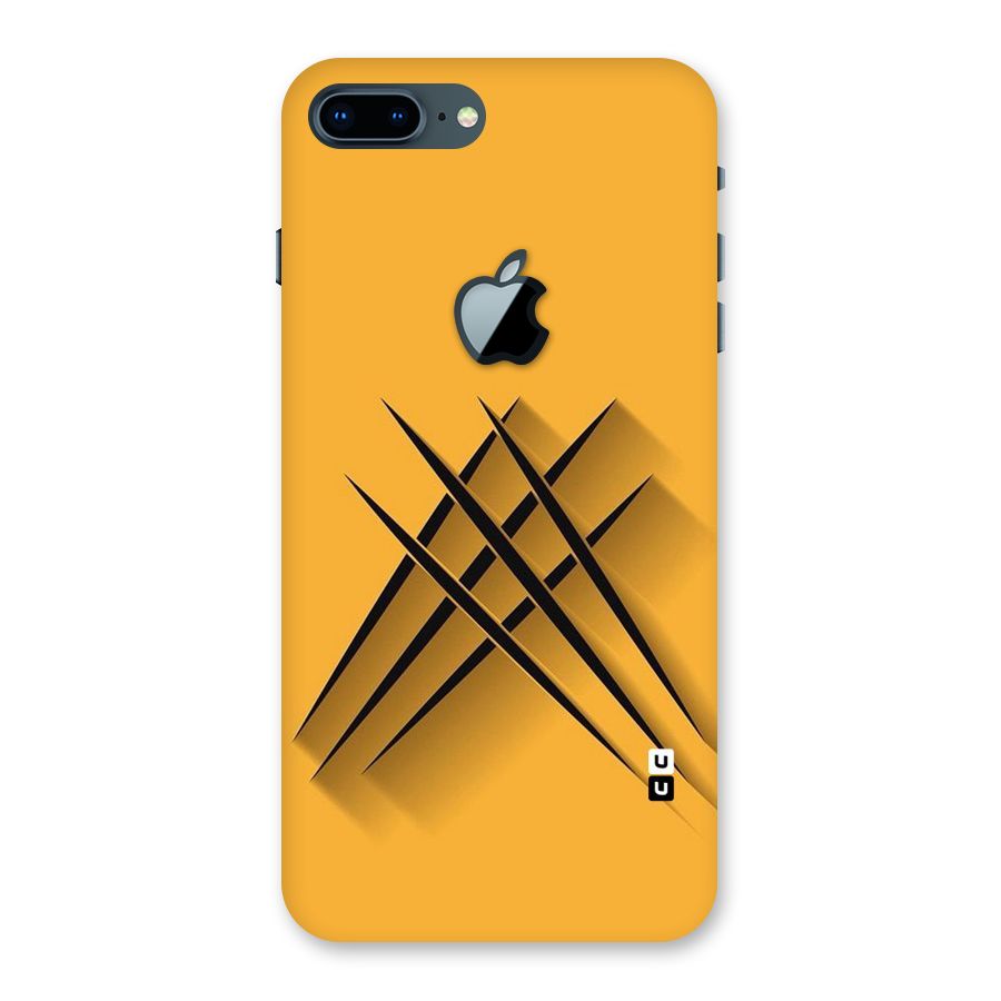 Black Paws Back Case for iPhone 7 Plus Apple Cut