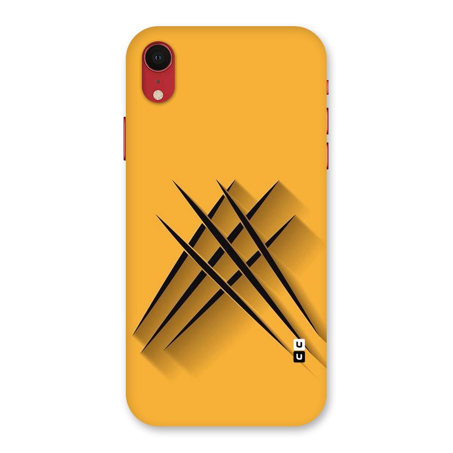 Black Paws Back Case for iPhone XR