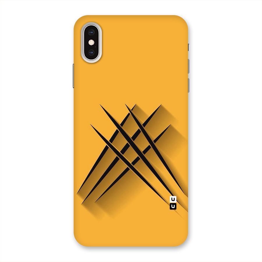 Black Paws Back Case for iPhone XS Max