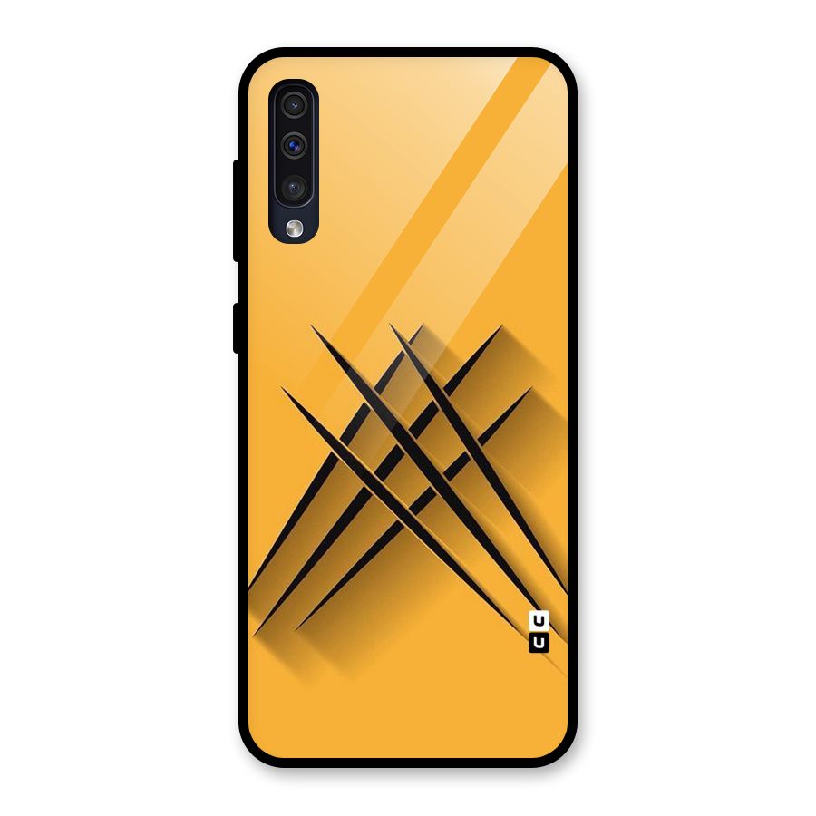 Black Paws Glass Back Case for Galaxy A30s