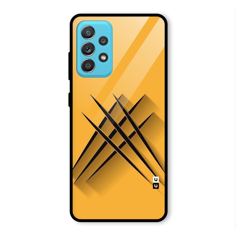 Black Paws Glass Back Case for Galaxy A52