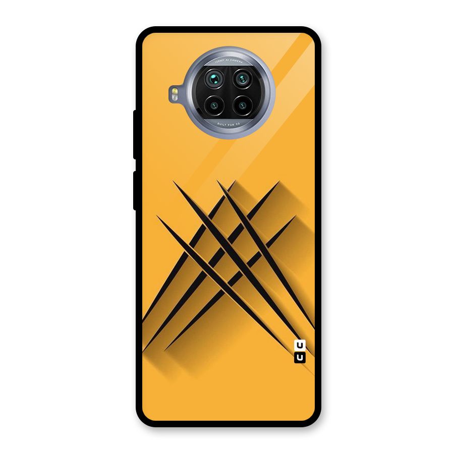 Black Paws Glass Back Case for Mi 10i