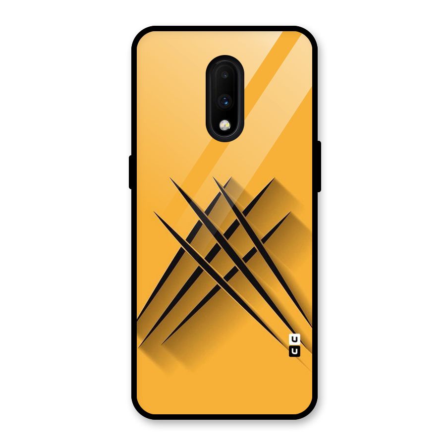 Black Paws Glass Back Case for OnePlus 7