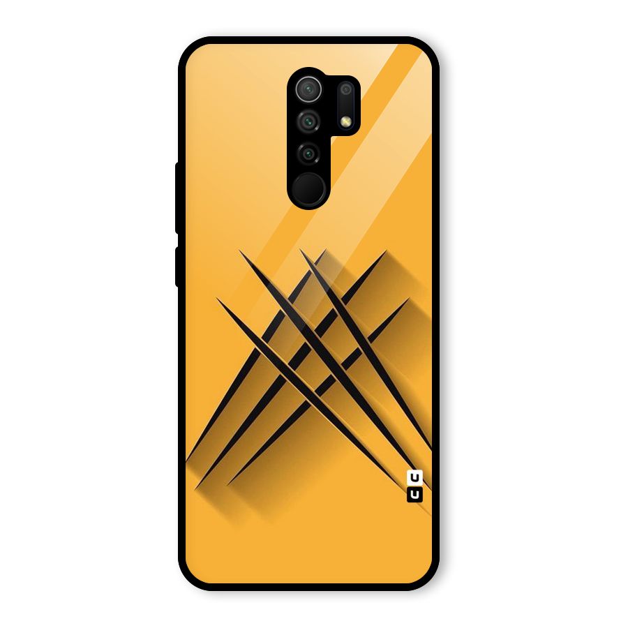 Black Paws Glass Back Case for Poco M2
