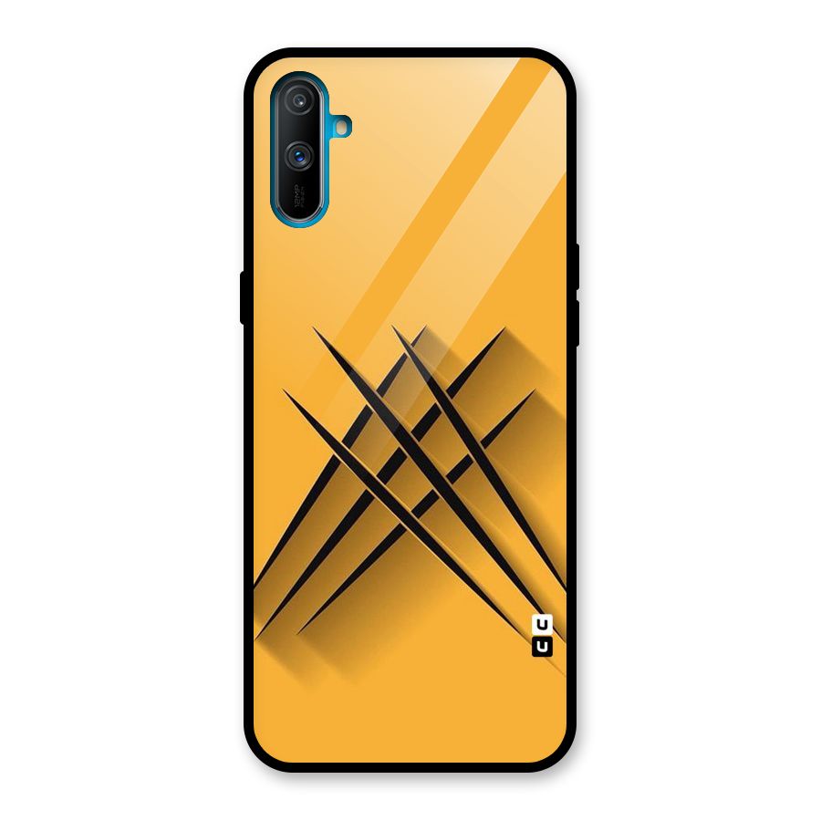 Black Paws Glass Back Case for Realme C3