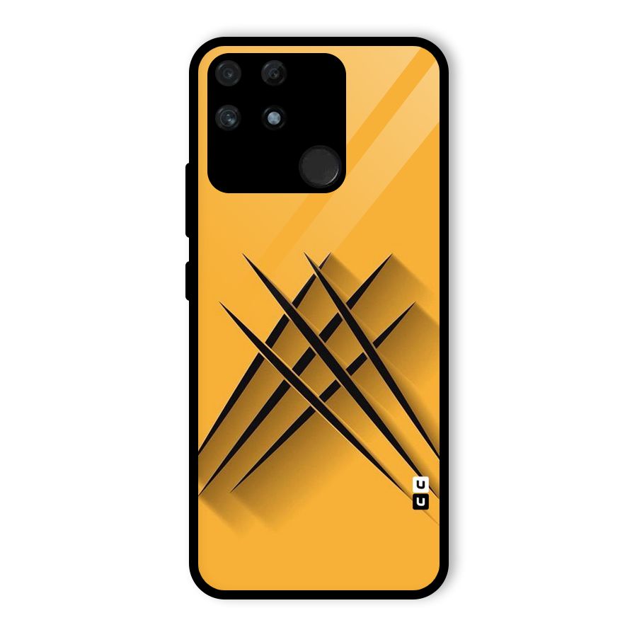Black Paws Glass Back Case for Realme Narzo 50A
