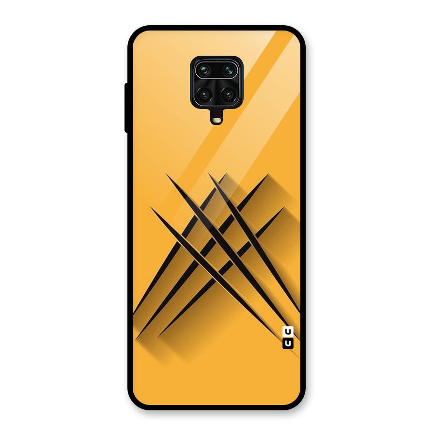 Black Paws Glass Back Case for Redmi Note 10 Lite
