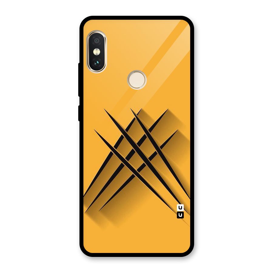 Black Paws Glass Back Case for Redmi Note 5 Pro