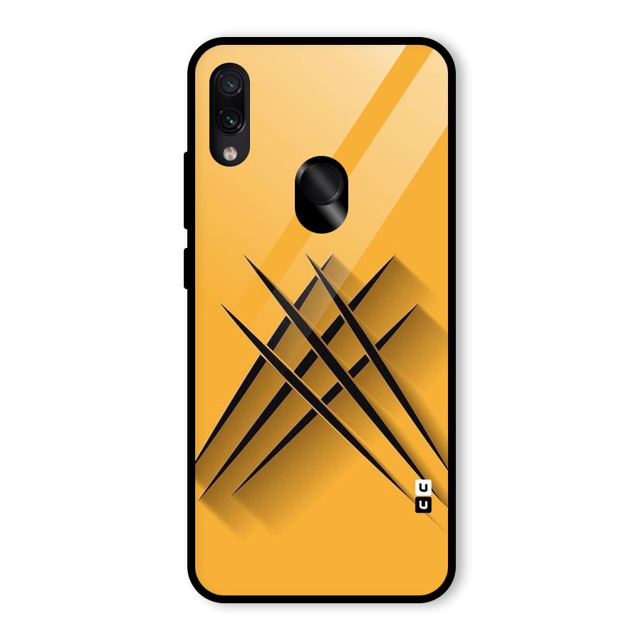 Black Paws Glass Back Case for Redmi Note 7 Pro