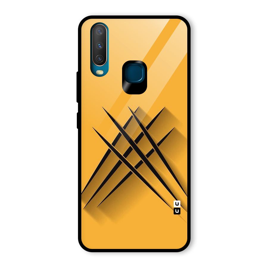 Black Paws Glass Back Case for Vivo U10