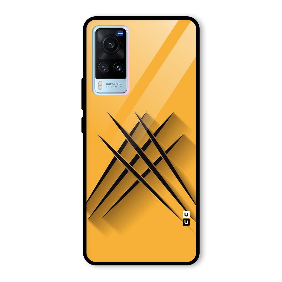 Black Paws Glass Back Case for Vivo X60