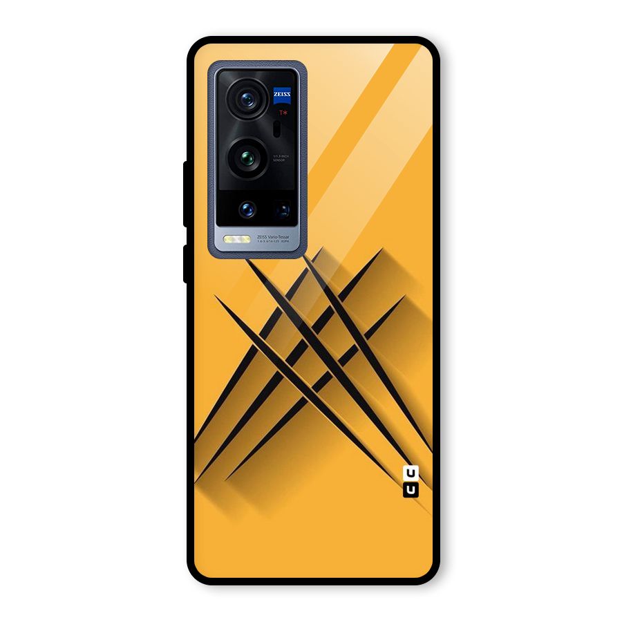 Black Paws Glass Back Case for Vivo X60 Pro Plus