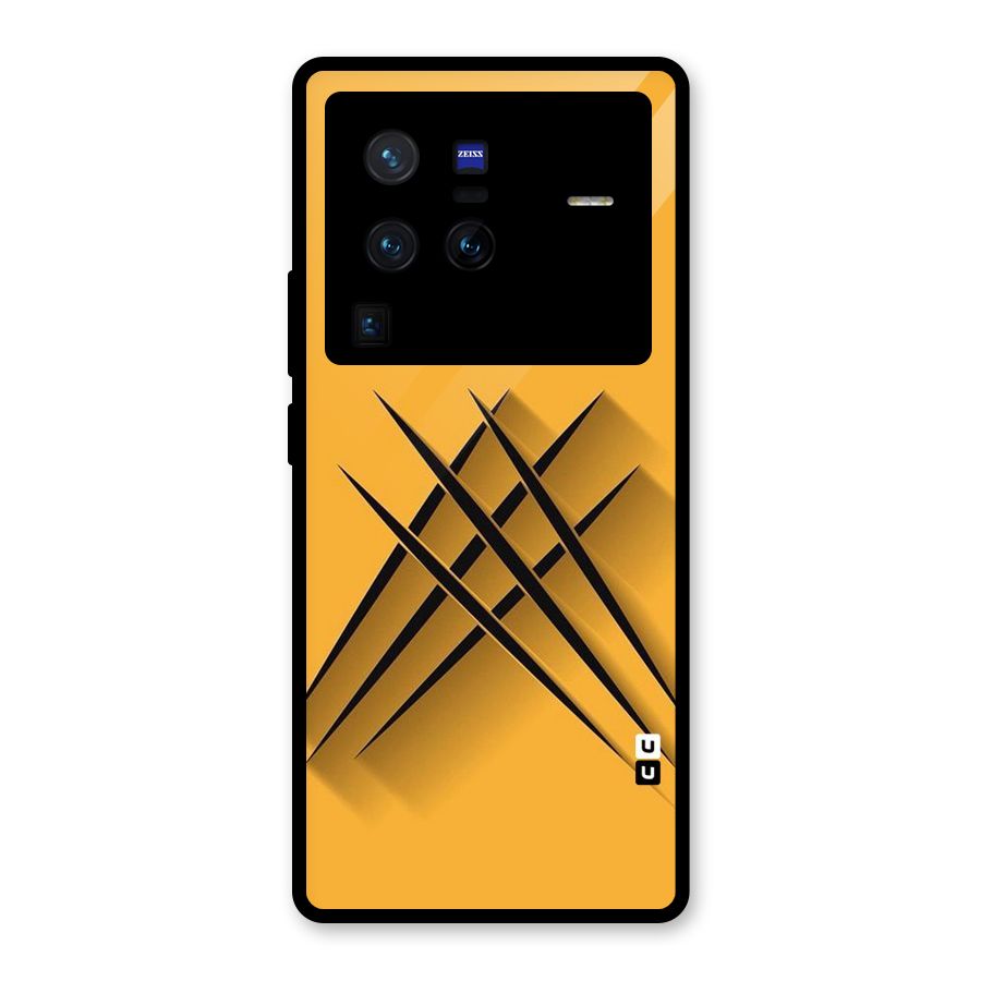 Black Paws Glass Back Case for Vivo X80 Pro