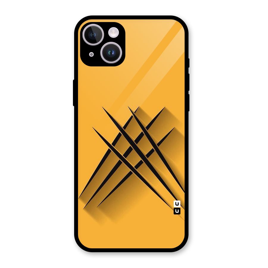Black Paws Glass Back Case for iPhone 14 Plus