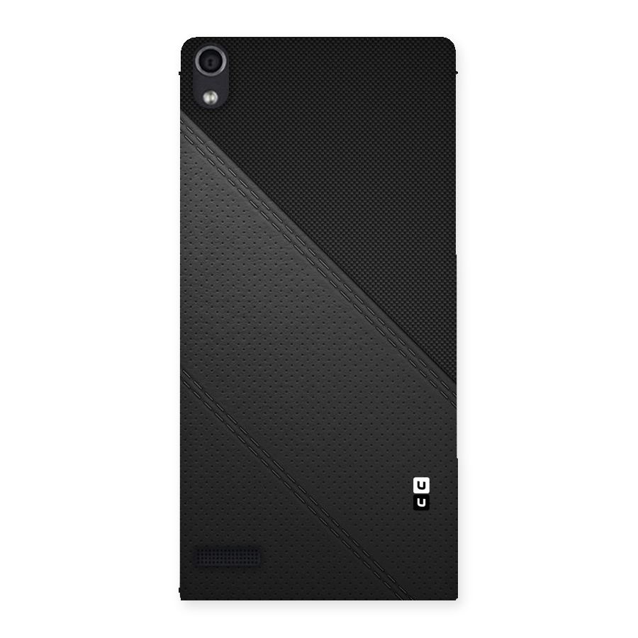 Black Polka Stripe Back Case for Ascend P6