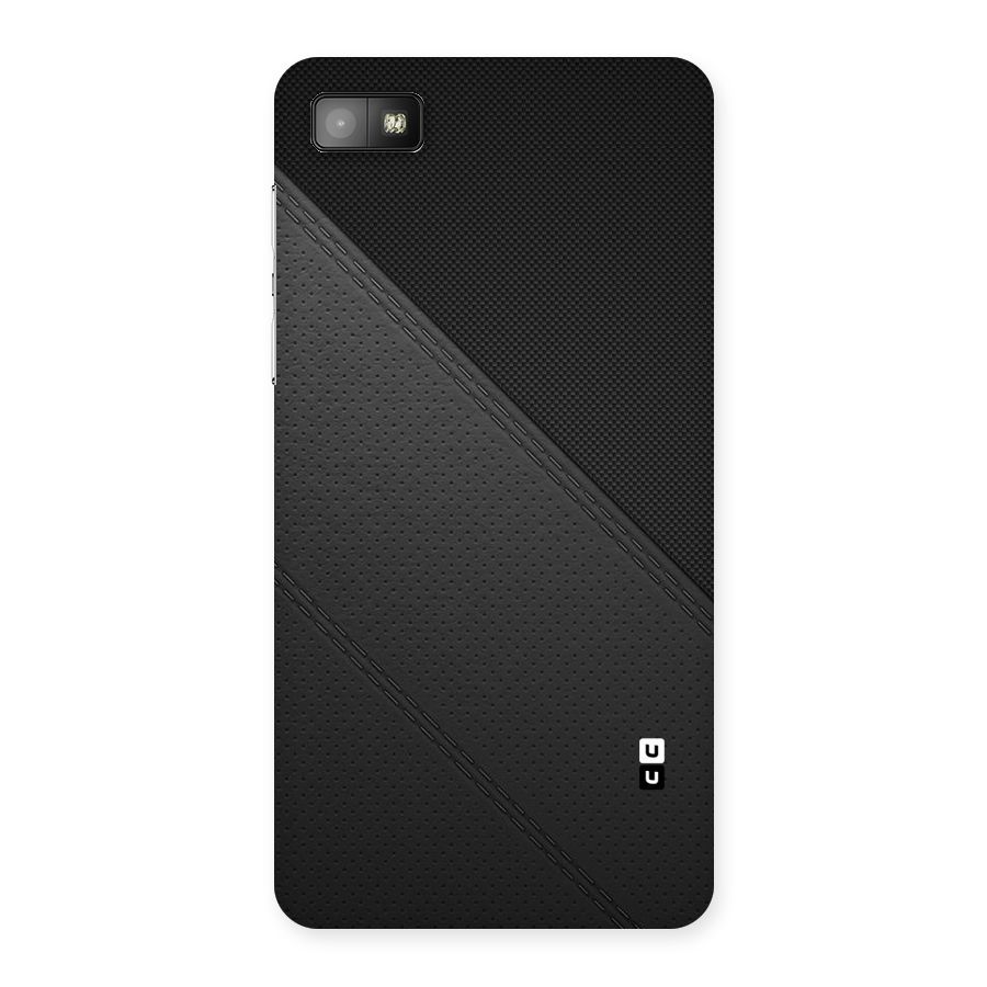 Black Polka Stripe Back Case for Blackberry Z10