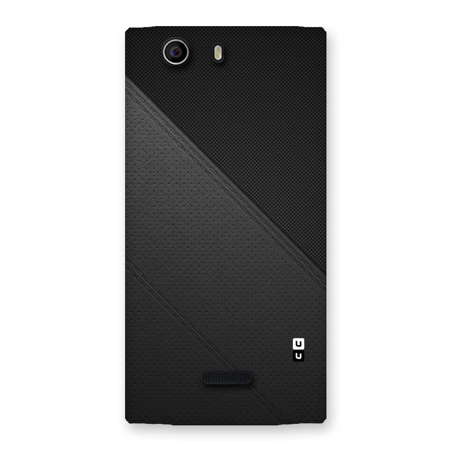 Black Polka Stripe Back Case for Canvas Nitro 2 E311