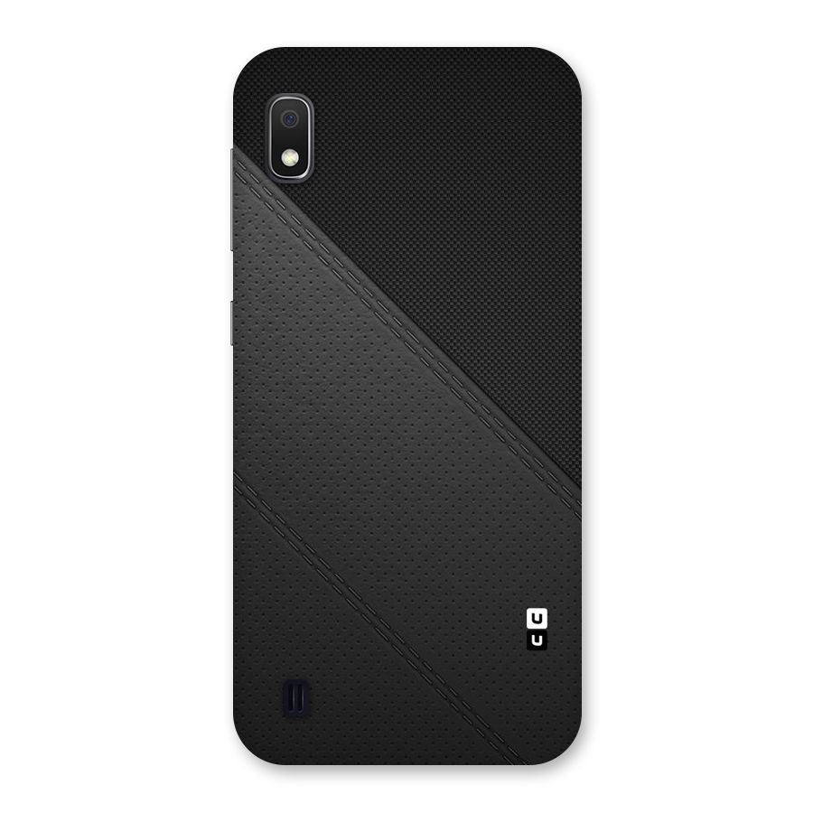 Black Polka Stripe Back Case for Galaxy A10