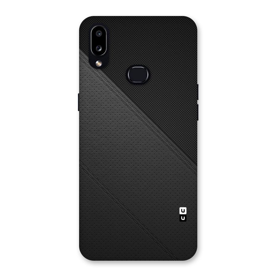 Black Polka Stripe Back Case for Galaxy A10s