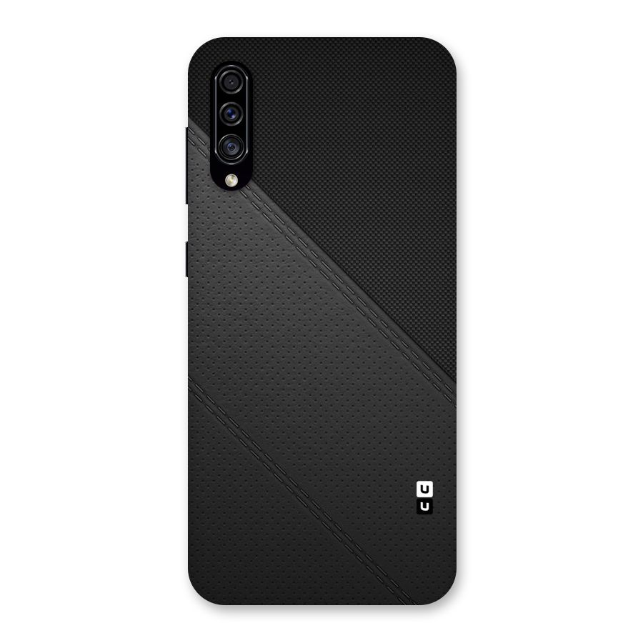 Black Polka Stripe Back Case for Galaxy A30s