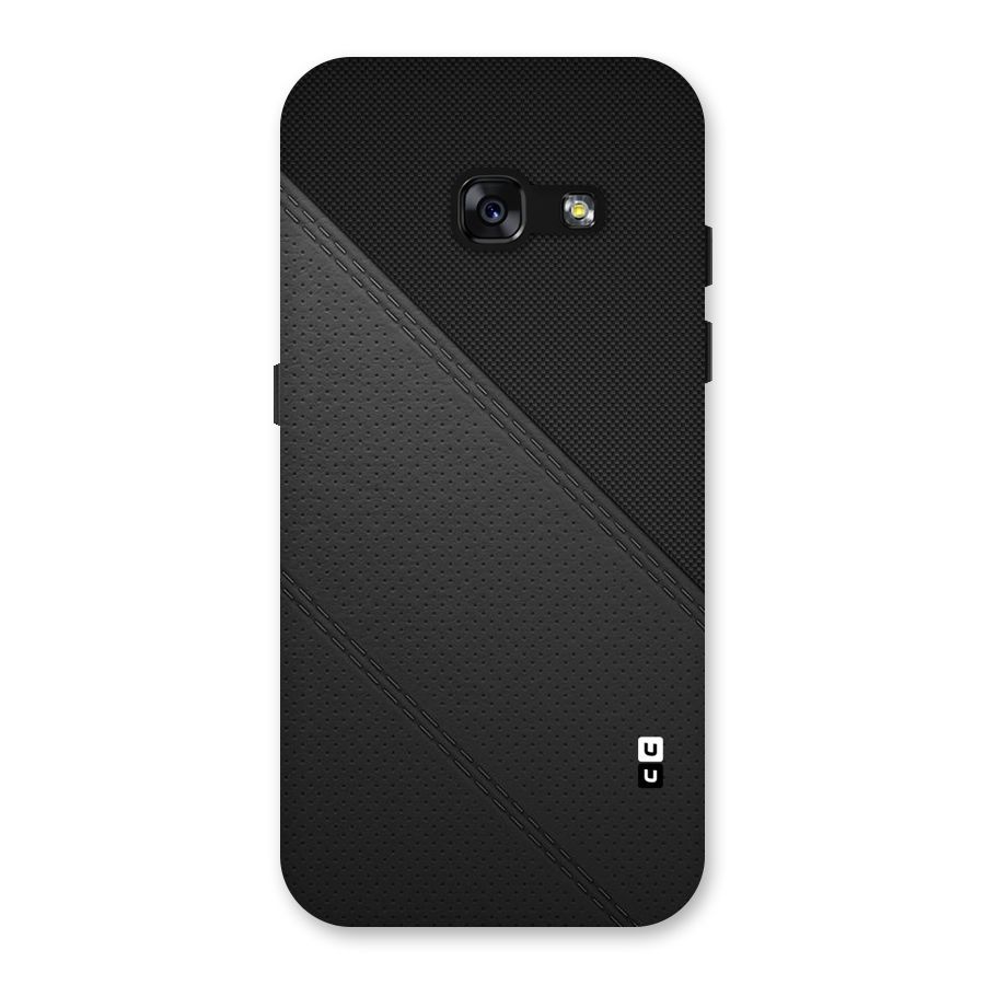 Black Polka Stripe Back Case for Galaxy A3 (2017)