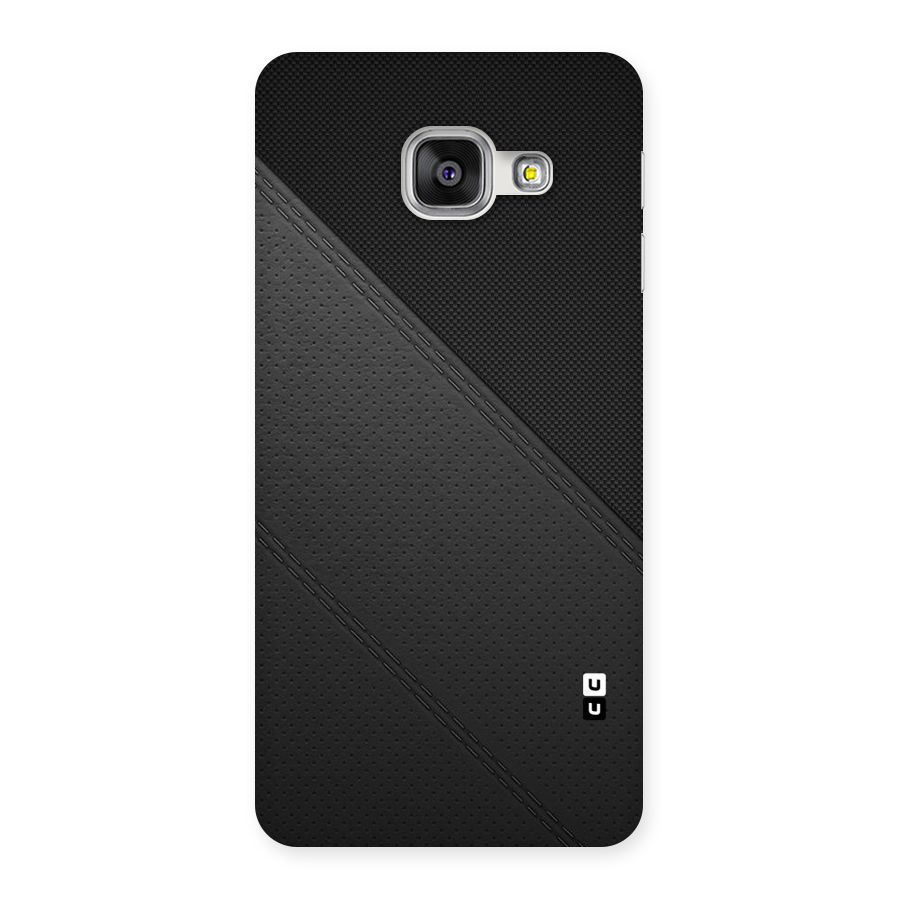 Black Polka Stripe Back Case for Galaxy A3 2016