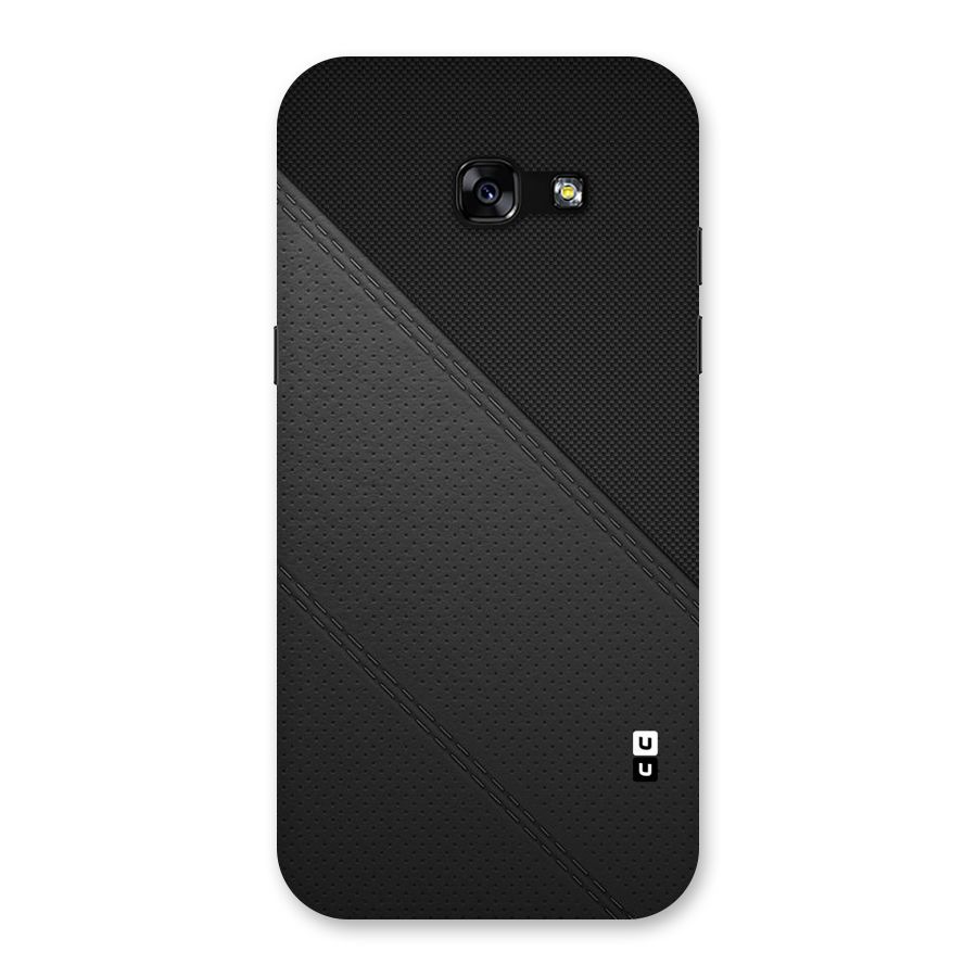 Black Polka Stripe Back Case for Galaxy A5 2017