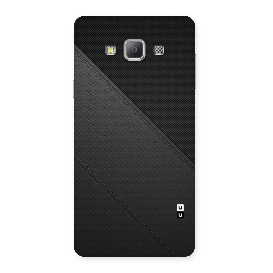 Black Polka Stripe Back Case for Galaxy A7