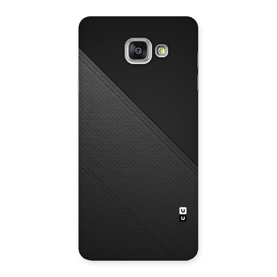 Black Polka Stripe Back Case for Galaxy A7 2016