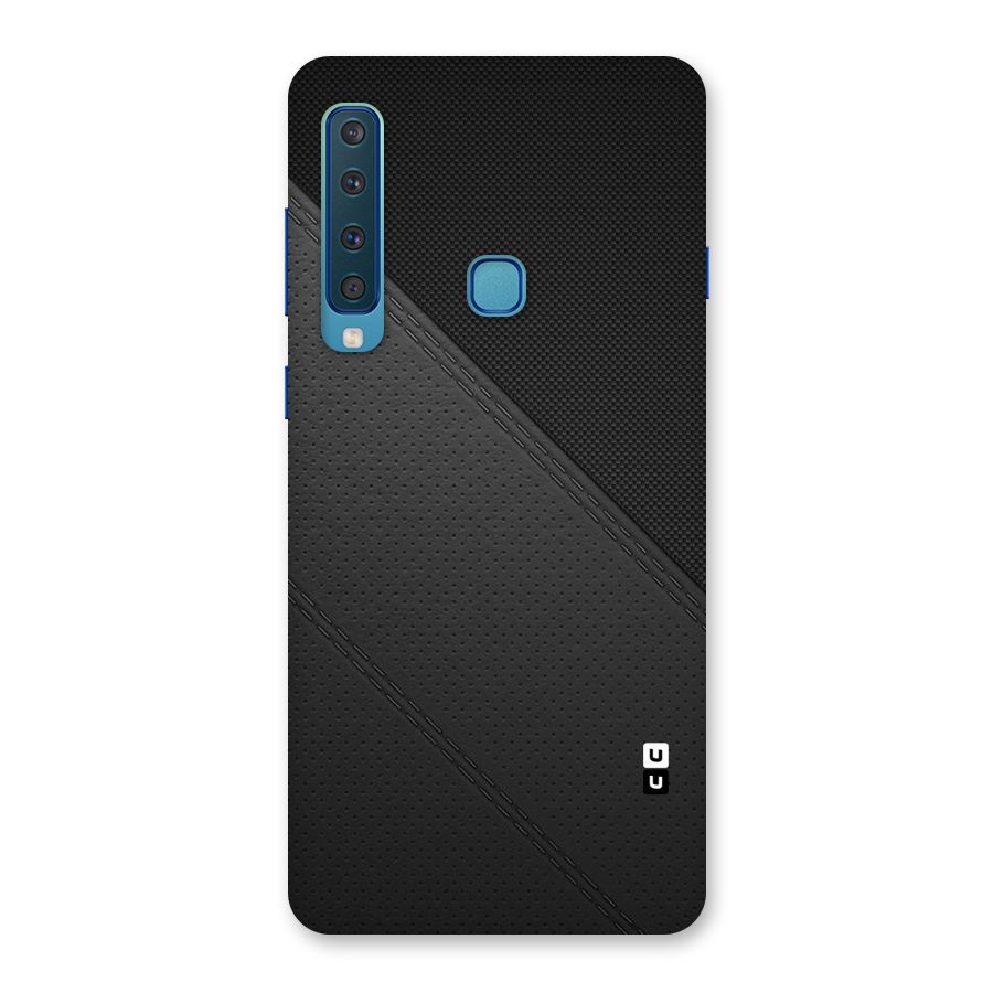 Black Polka Stripe Back Case for Galaxy A9 (2018)