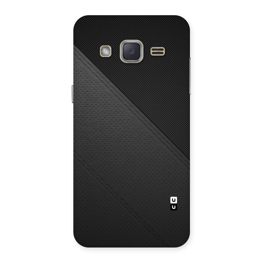 Black Polka Stripe Back Case for Galaxy J2