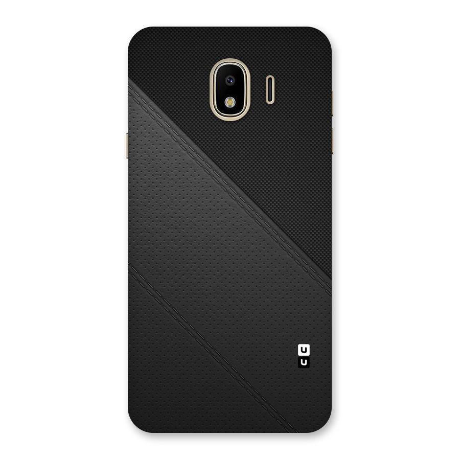 Black Polka Stripe Back Case for Galaxy J4